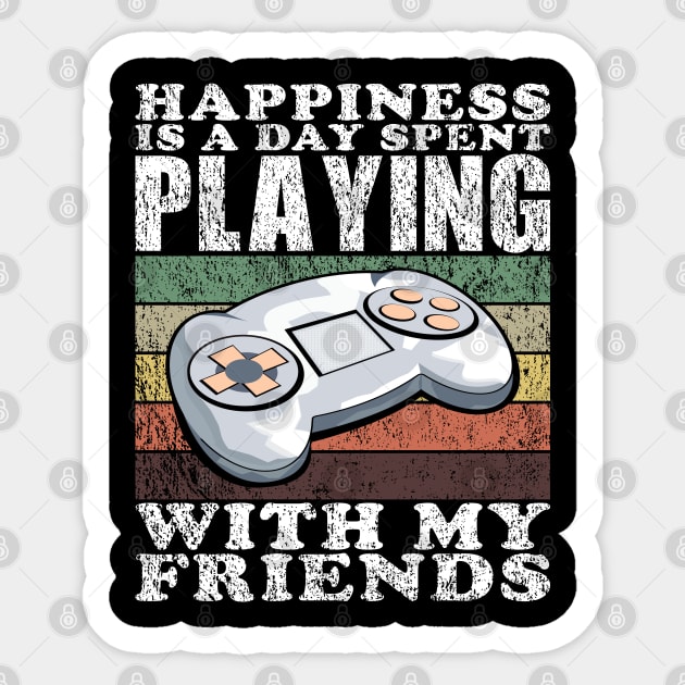 Playing Video Games With My Friends Funny Gaming Quotes Sticker by JaussZ